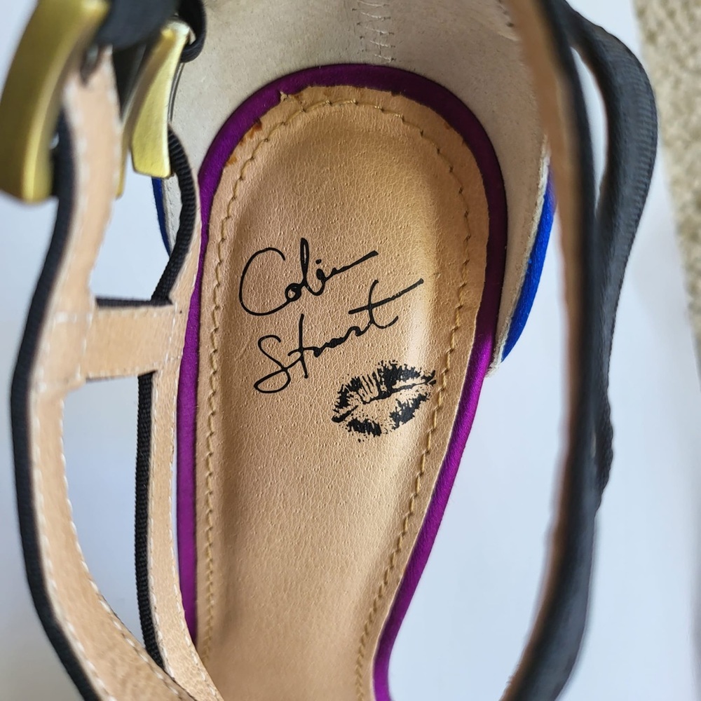 Colin Stuart Colorblock Sandals - Picture 12 of 13